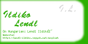 ildiko lendl business card